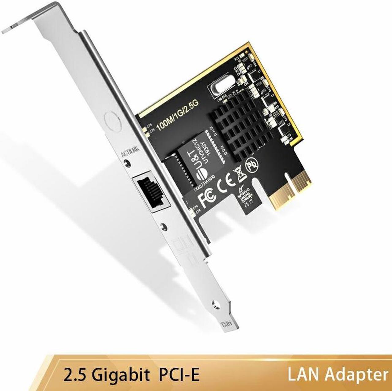 Weastlinks RJ45 10/100/1000/25000Mbps NIC Controller LAN Adapter Converter PCI-E PCI Express Network Card 2.5 Gigabit Ethernet