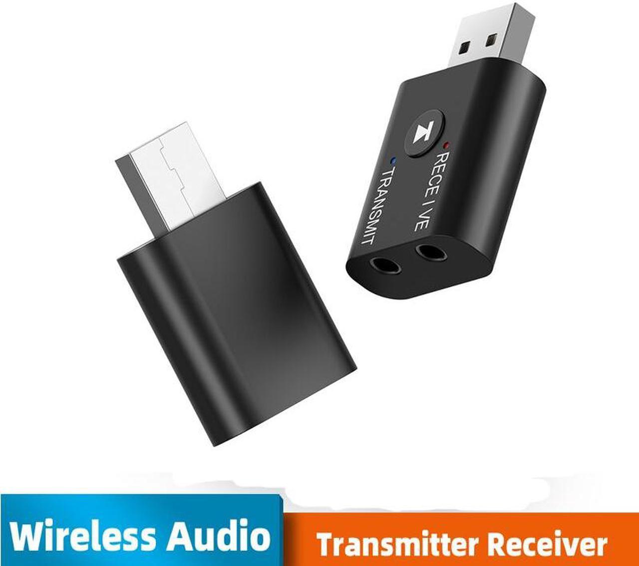 Weastlinks Wireless Bluetooth 5.0 2 In 1 Bluetooth Receiver Transmitter HIFI Stereo 3.5mm Audio Adapter For Car TV Notebook Headset