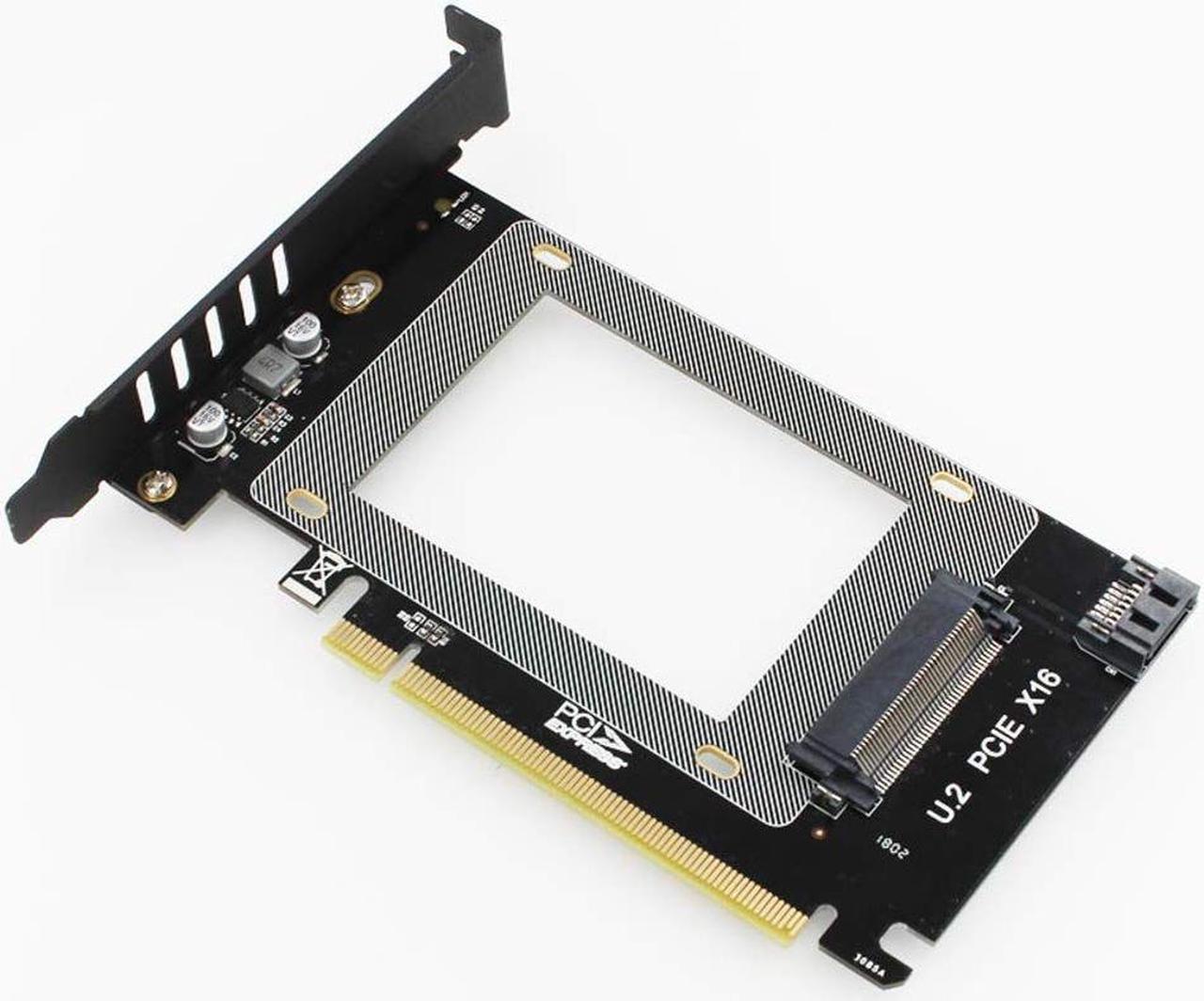 Weastlinks PCI-E Riser 3.0 4X X16 to U.2 SFF-8639 Adapter NVMe PCIe SSD PCI-e to U2 Card M.2 NGFF 2.5' SSD to PCI-EX16