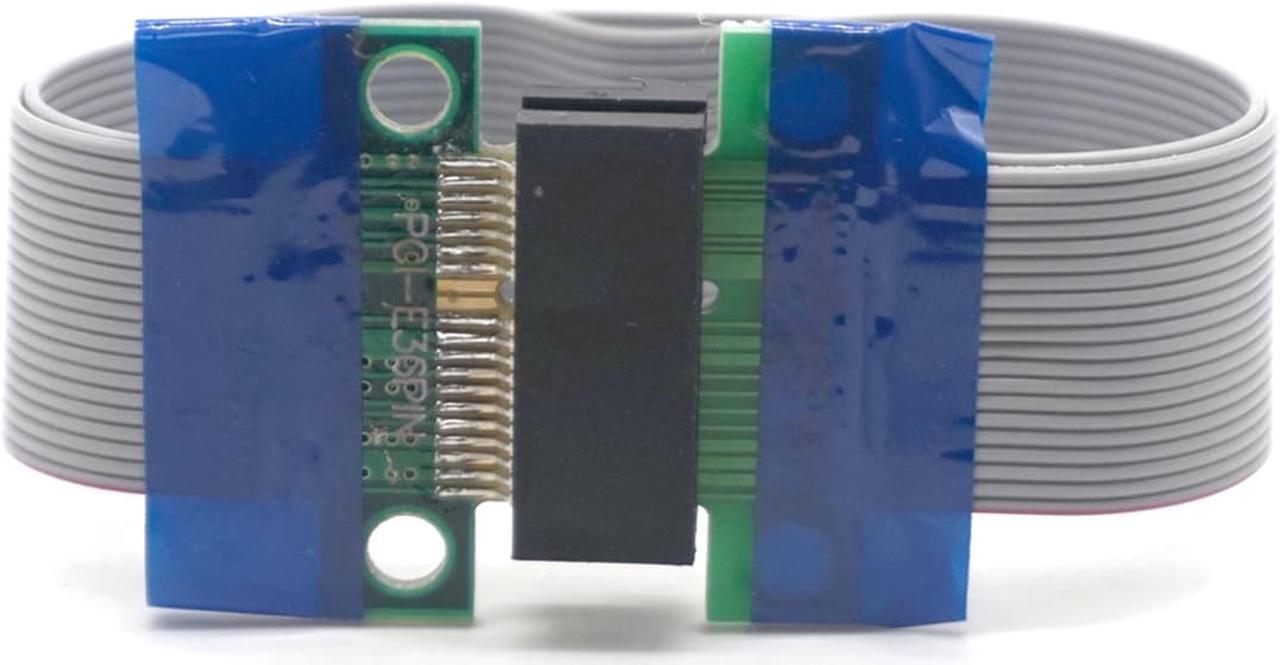 Alt view image 6 of 7 - Weastlinks PCI Express PCI-E 1X Male to PCIe Female Extension Cable for Motherboard Riser Card Extender Extension Ribbon Adapter