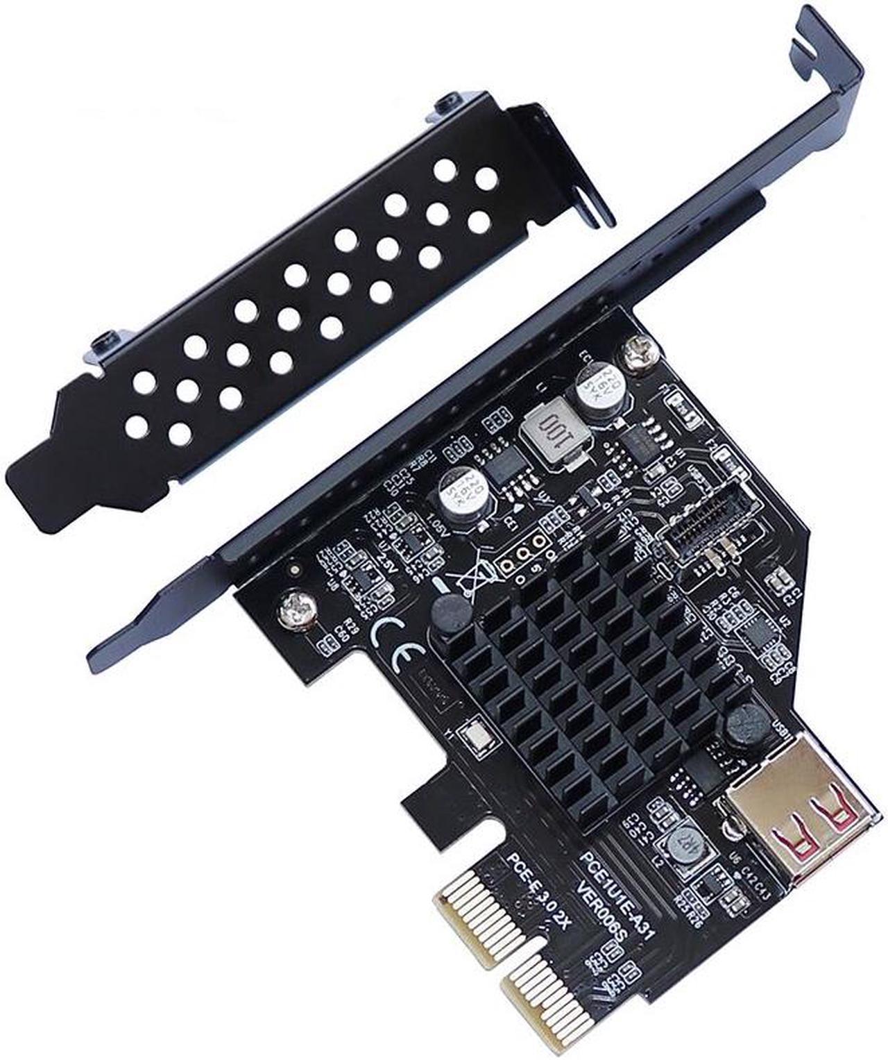 Weastlinks PCI Express 3.0 USB 3.1 PCI-E Card PCIe USB Adapter Raiser Type-E USB3.1 gen2 10gbps+USB2.0 Expansion Card