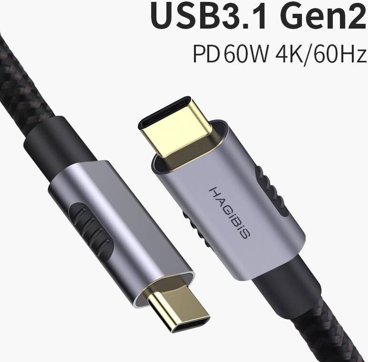 Weastlinks USB 3.1 Type C to USB C Cable 60W 3A GEN2 Male to Male PD Fast charging Data Cable 4K