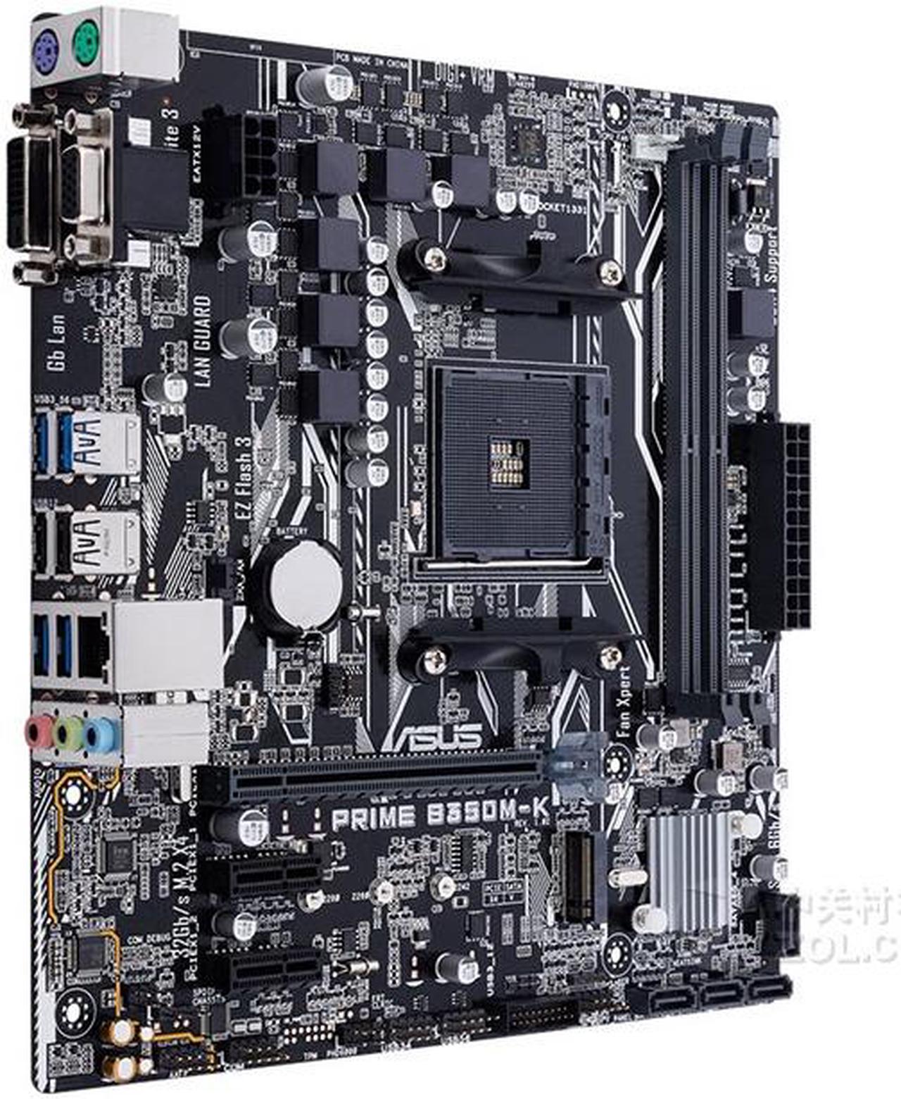 Alt view image 6 of 7 - ASUS PRIME Professional B350M-K Desktop Motherboard AMD B350 Socket AM4 AMD