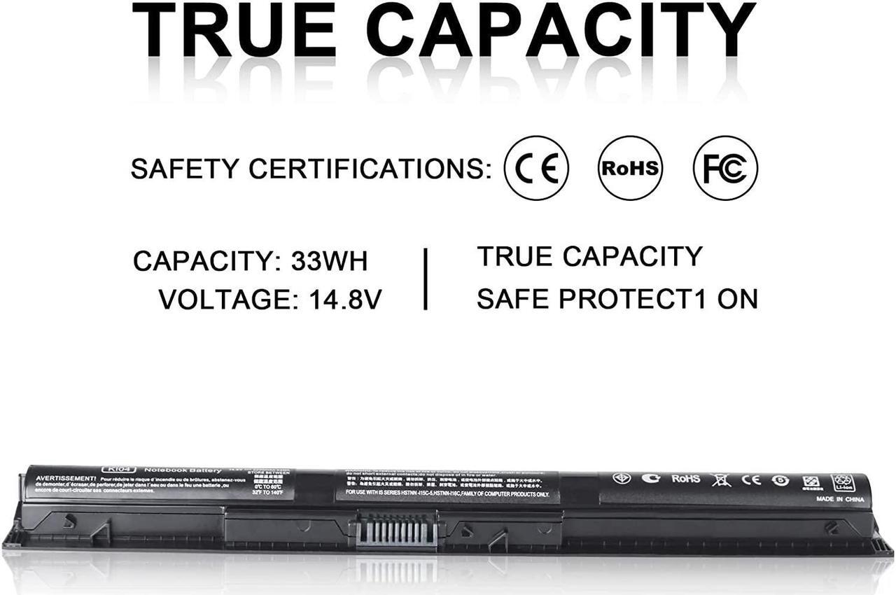 Alt view image 5 of 7 - New K104 Notebook Battery for HP Pavilion 14-ab 14T-ab 15-ab 15-an 17-g Series TPN-Q158 HSTNN-LB6S Spare 800049-001 800050-001 800010-421 800009-421 KI04 Notebook Laptop Battery - 12 Month Warranty