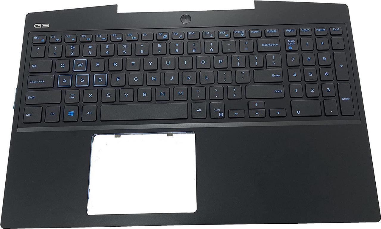 Replacement for Dell G Series G3 15 3590 Laptop Upper Case Palmrest Keyboard Backlit Touchpad Assembly Part 00JP6X 0JP6X - OEM