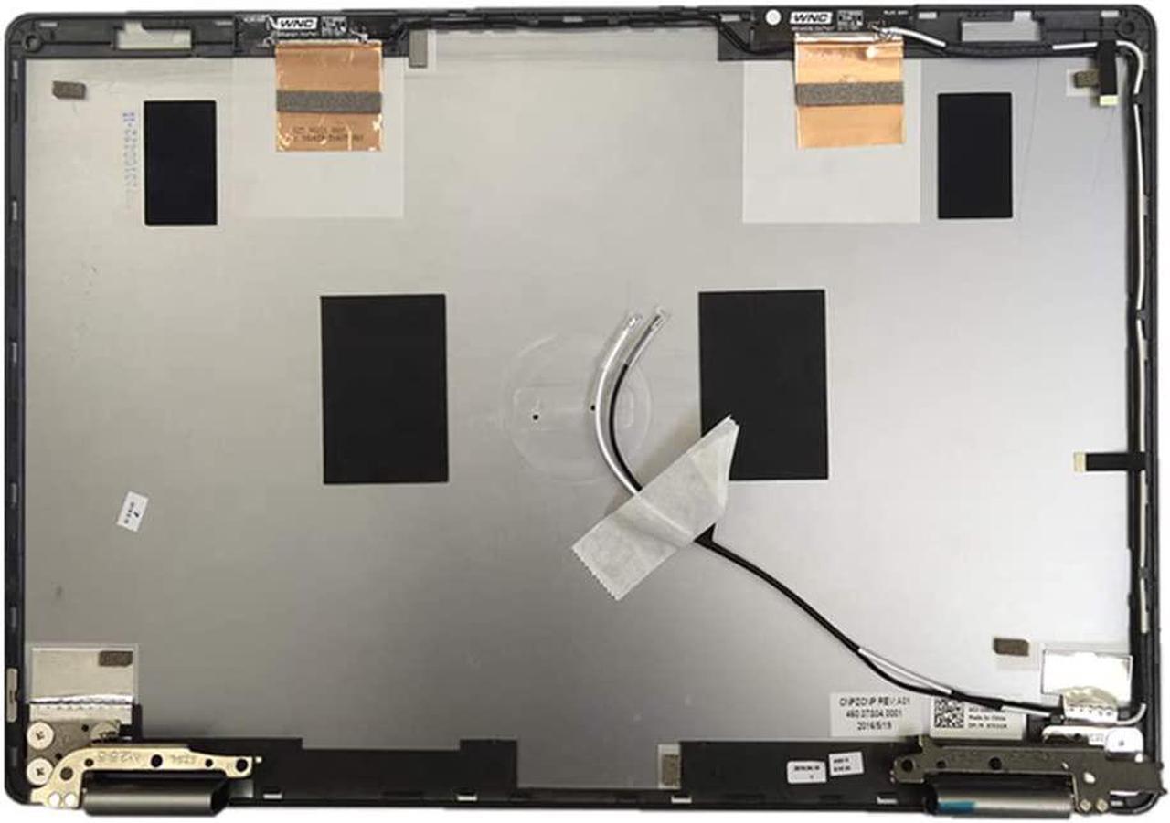 for Dell 13MF 7368 7378 LCD Back Cover Rear Lid Top Case CN- 07531M 7531M 460.07S04.0003 with Hinges & Antenna Sliver - OEM