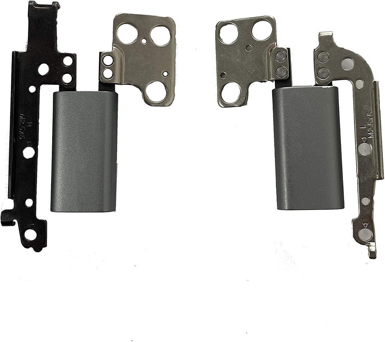 New Replacement for Dell 13MF 7000 7368 P69G I7368 I7378 7378 Series Laptop Left Right LCD Hinge Set Screen Hinges, silver, small - OEM