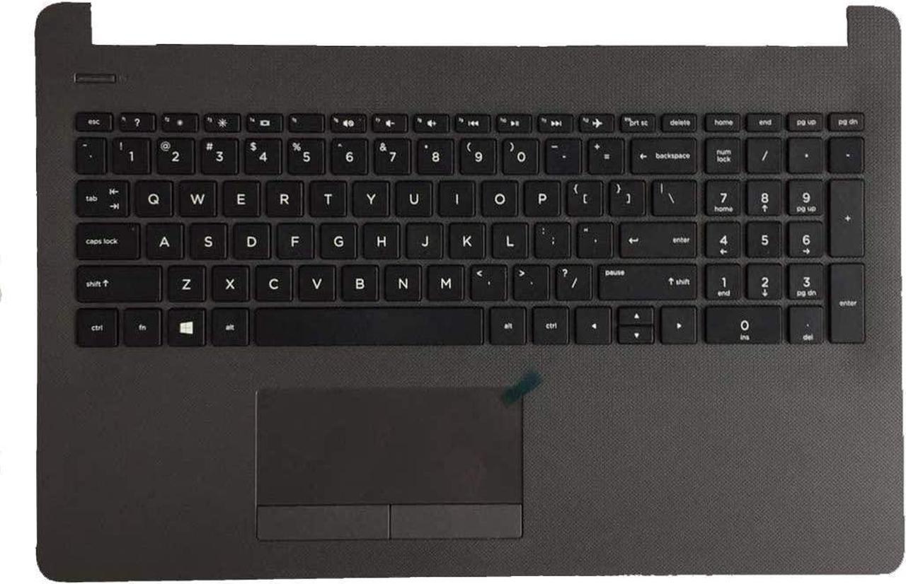 Original New for HP Probook 15-BS 15-BW 250 G6 255 G6 Upper Palmrest Case with Non-Backlit Keyboard & Touchpad 929906-001 - OEM