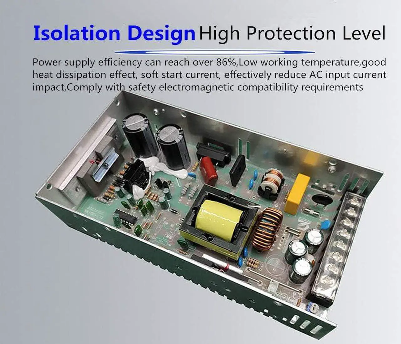 Alt view image 2 of 7 - Chengliang Power Supplys 24v 15a 360w Dc Original Ender 3 Pro 3D Printer Switching Power Supply