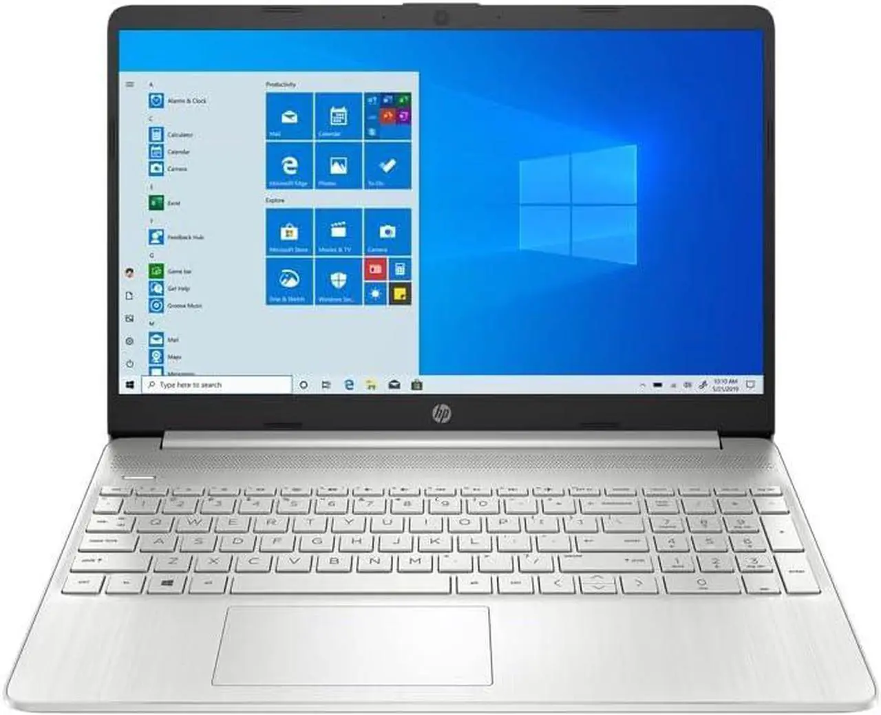 Main image of HP 15.6" Micro-Edge HD Lightweight Laptop,Intel Core i3-1125G4(up to 4.1GHz),8 GB RAM-256 GB NVMe SSD,WiFi and Bluetooth,Windows 11 Pro Silver