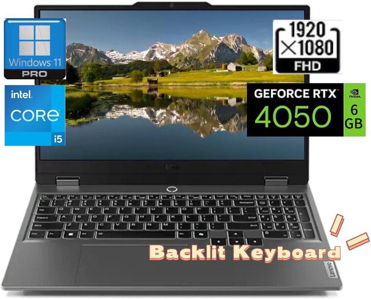 Main image of Lenovo LOQ 15IRX9 Gaming Laptop,15.6" FHD (1920 x 1080),Intel Core i5-13450HX,NVIDIA GeForce RTX4050 6 GB GDDR6,Wi-Fi 6 and Bluetooth 5.1,36 GB RAM,2TB SSD,Win 11 Pro