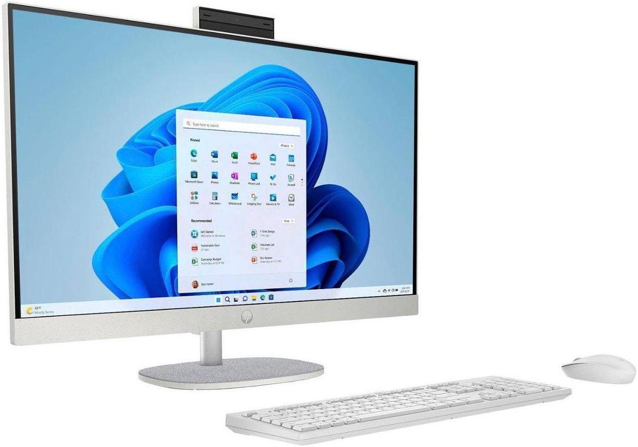 Alt view image 3 of 5 - HP All-in-One 27" Touchscreen Desktop,Intel Core Ultra 7 155U (Beats Intel i7-1355U),Wi-Fi 6 and Bluetooth 5.3,32 GB RAM,1TB SSD,Win 11 Pro