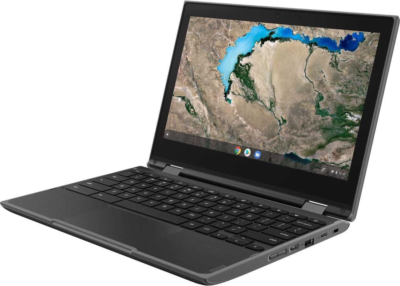 Alt view image 16 of 17 - Lenovo 300e Chromebook 2nd Gen 81MB006RUS 11.6" Touchscreen Chromebook - HD - 1366 x 768 - Intel Celeron N4120 Quad-core (4 Core) 1.10 GHz - 8 GB RAM - 64 GB Flash Memory - Black - Chrome OS - In