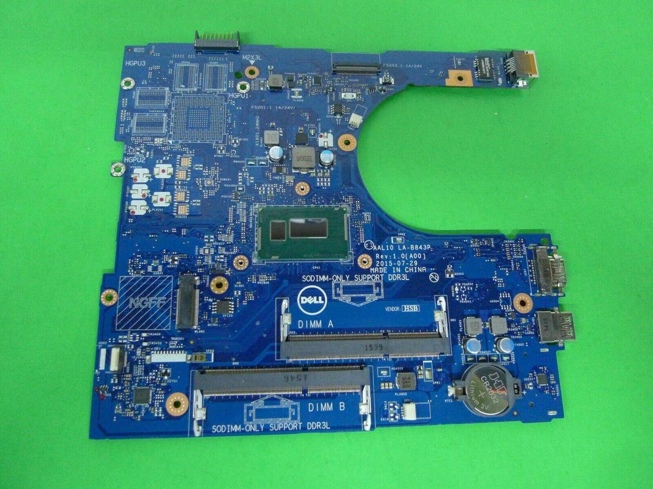 Alt view image 8 of 10 - Dell OEM Inspiron 5558 14 5458 17 5758 Motherboard System Motherboard 27C5F