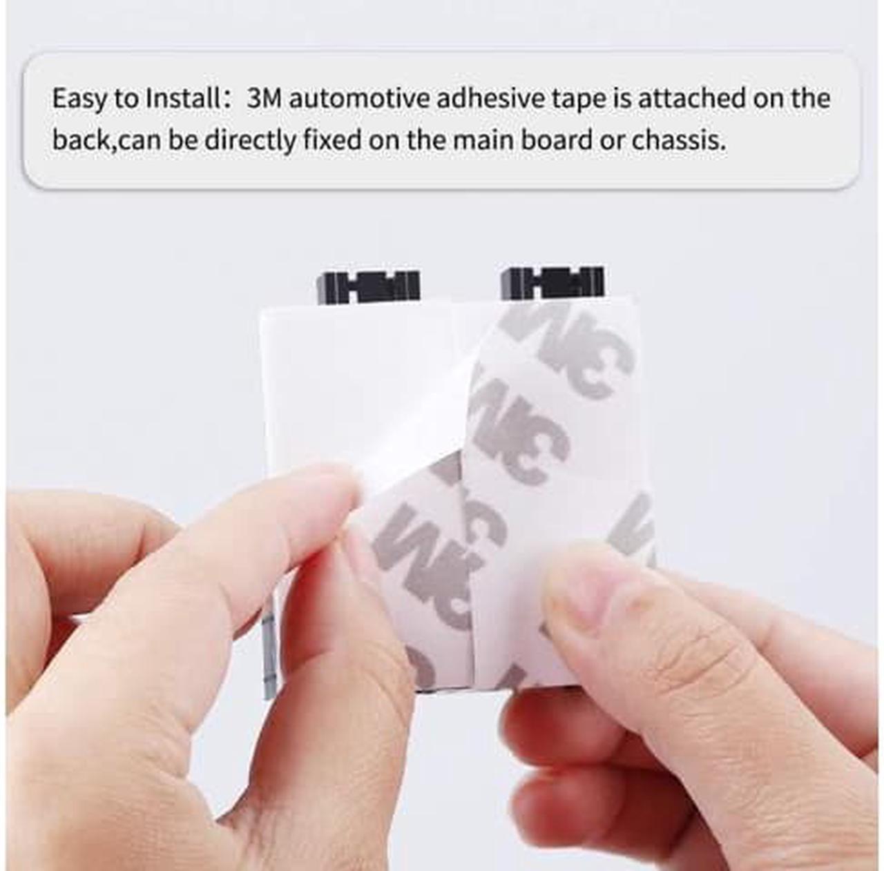 Alt view image 6 of 7 - 4 in 1 Internal USB Splitter Cable, Electop 9 pin USB Header Male 1 to 4 Female Extension Connector Adapter, USB 2.0 HUB Connector Port Multiplier PWM Fan Splitter Cable (30cm/0.98ft)