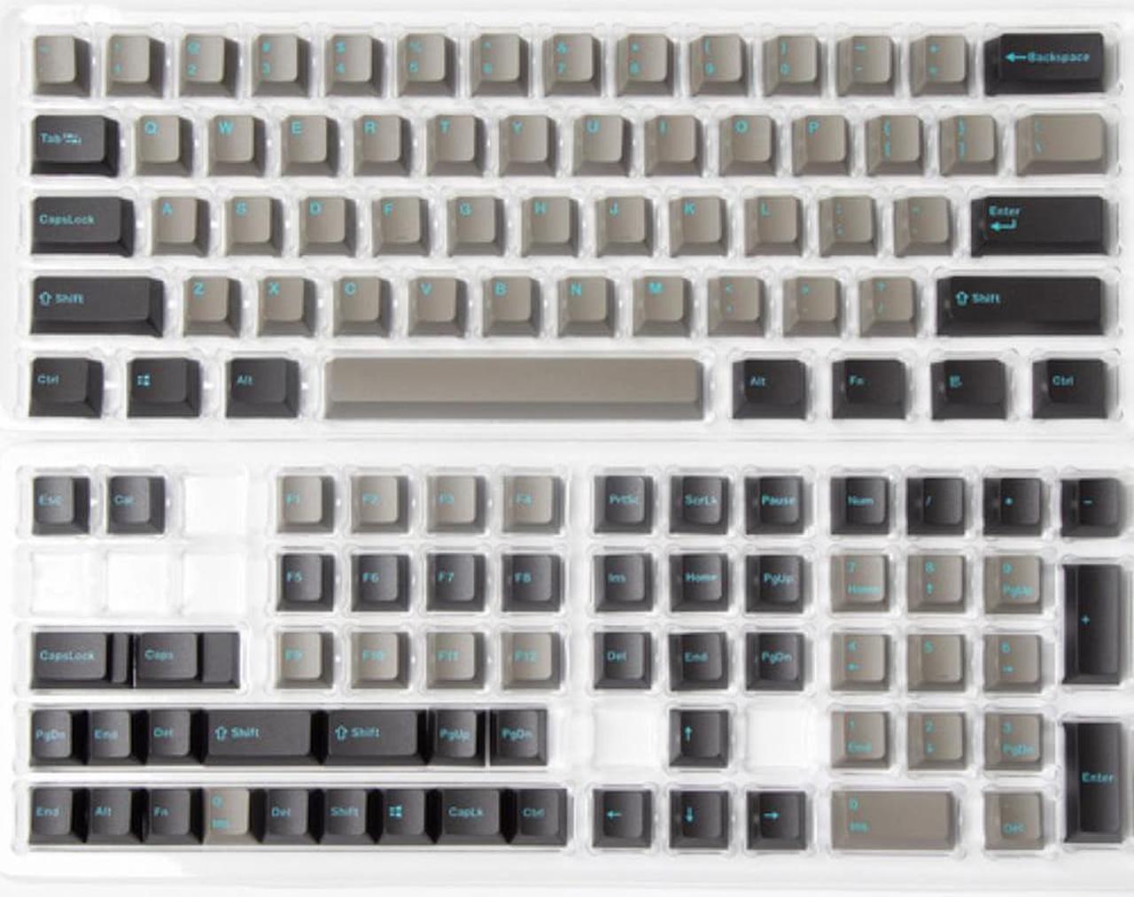 Ruth's sister 127 Keys Double Shot OEM Profile PBT Keycaps For MX Switch Fit 61 64 68 87 96 104 Filco Ducky iKBC Mechanical Keyboard