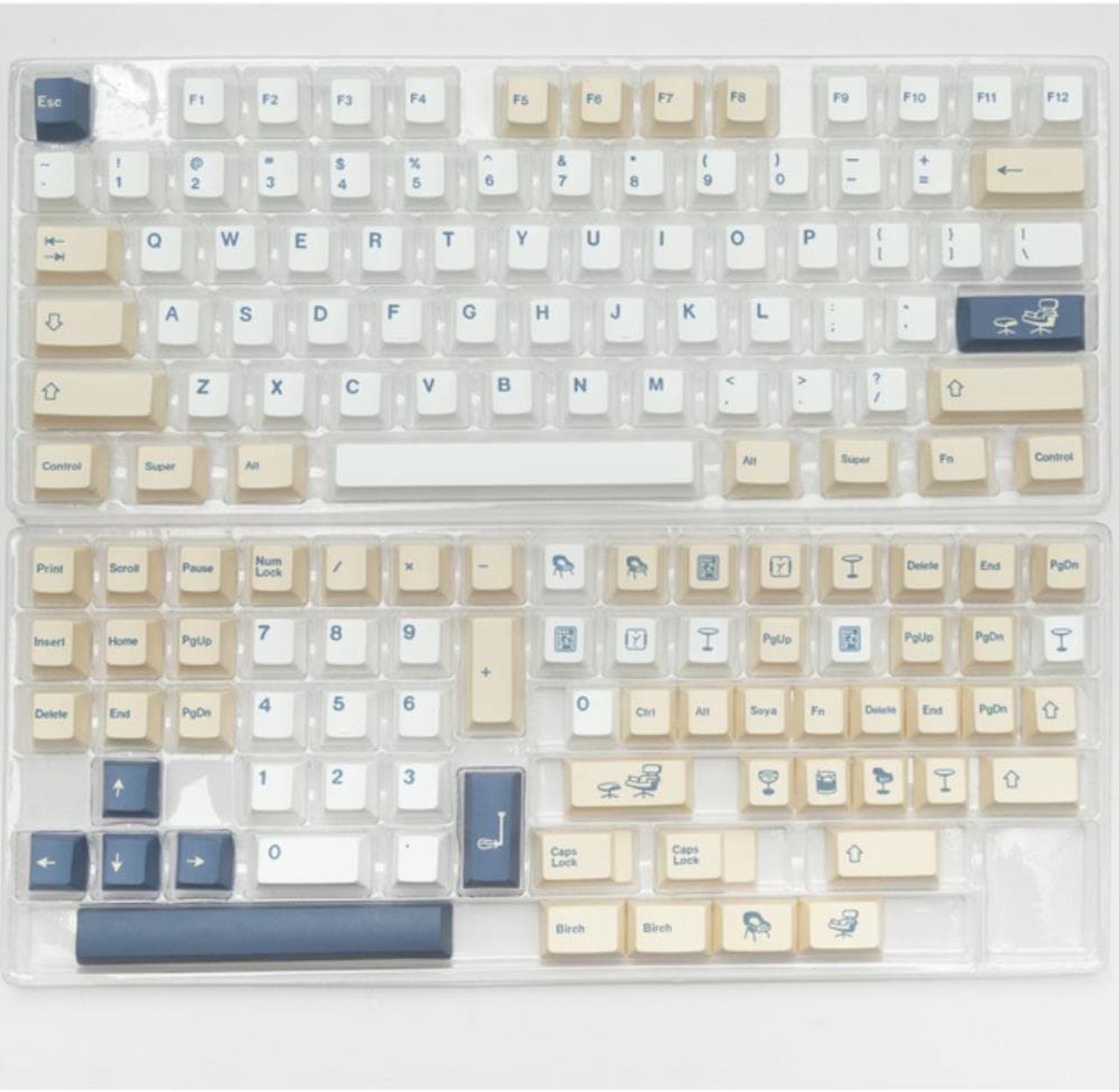 Ruth's sister 143 Keys GMK birch PBT Keycap Dye sublimation Mechanical Keyboard Keycap Profile For MX Switch GH60 GK61 GK87