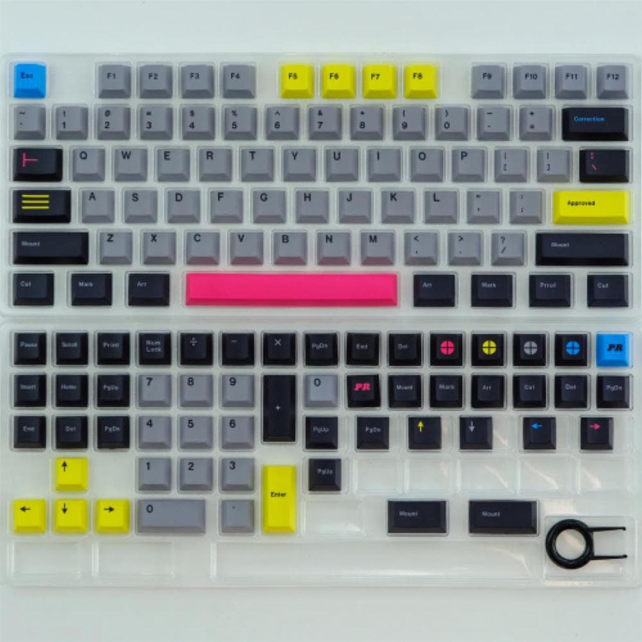 Ruth's sister 129 Keys PBT Keycaps GMK Prepress Keycaps Profile Dye Sublimation Keycap For MX Switch Mechanical Keyboard