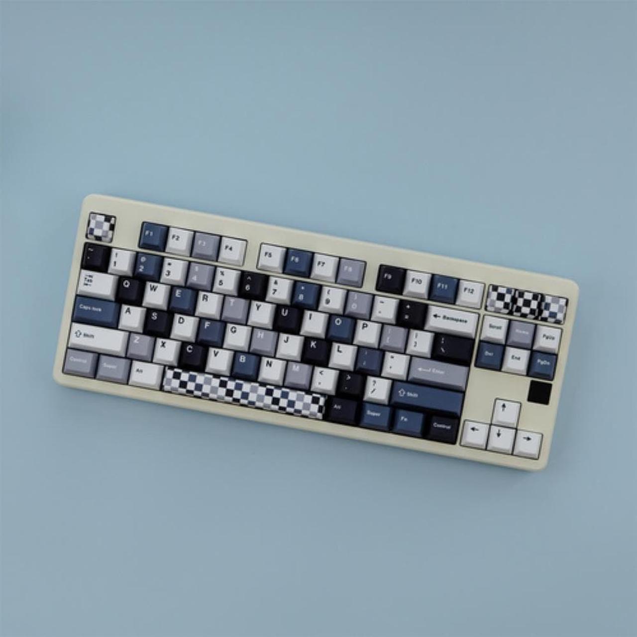 Ruth's sister 129 Keys/Set Mosaic Theme Keycaps Profile PBT Dye Sublimation Keycaps for Mx Switch Mechanical Keyboard Key Caps