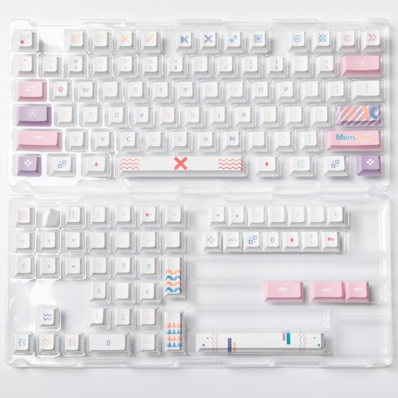 Ruth's sister 126Keys PBT Dye Subbed Keycap For Mechanical Keyboard GMMK Pro Key Caps Profile With Two Enter 6.25U Spacebar