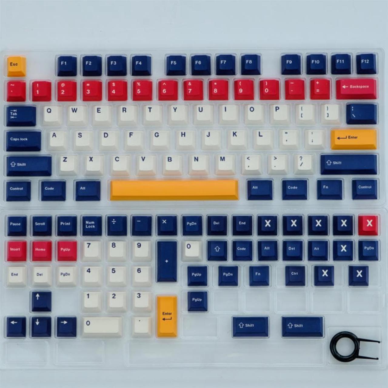 129 Key PBT Keycaps Profile DYE-SUB Personalized Keycaps for MX Switches 61/64/68/87/96/104 Layout Mechanical Keyboard