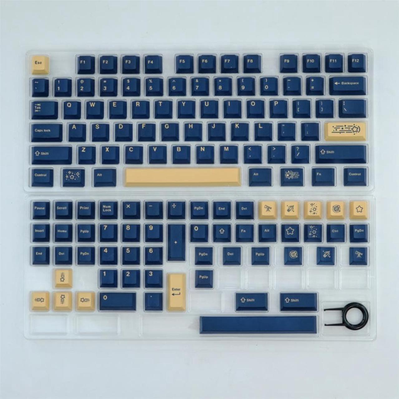 GMK Stargaze Keycaps PBT DYE-Sublimation Mechanical Keyboards Key Cap 129 Keys Profile For MX Switch GH60/64/68/84/87/104