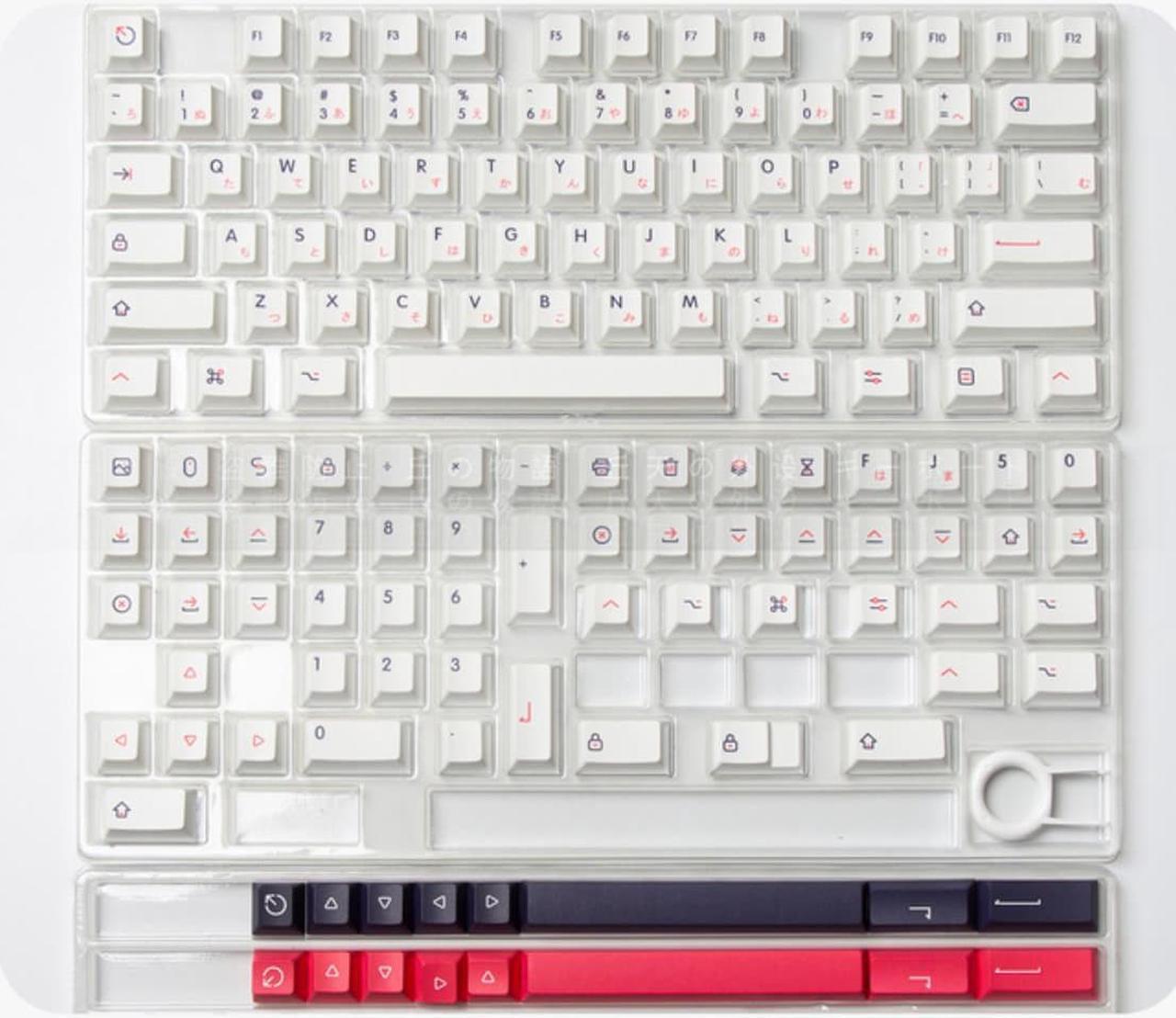 148 Keys/set Cute Keycaps For MX Switch Mechanical Keyboard PBT Dye Sublimation Key Caps Profile With 1.75u 2u Shift