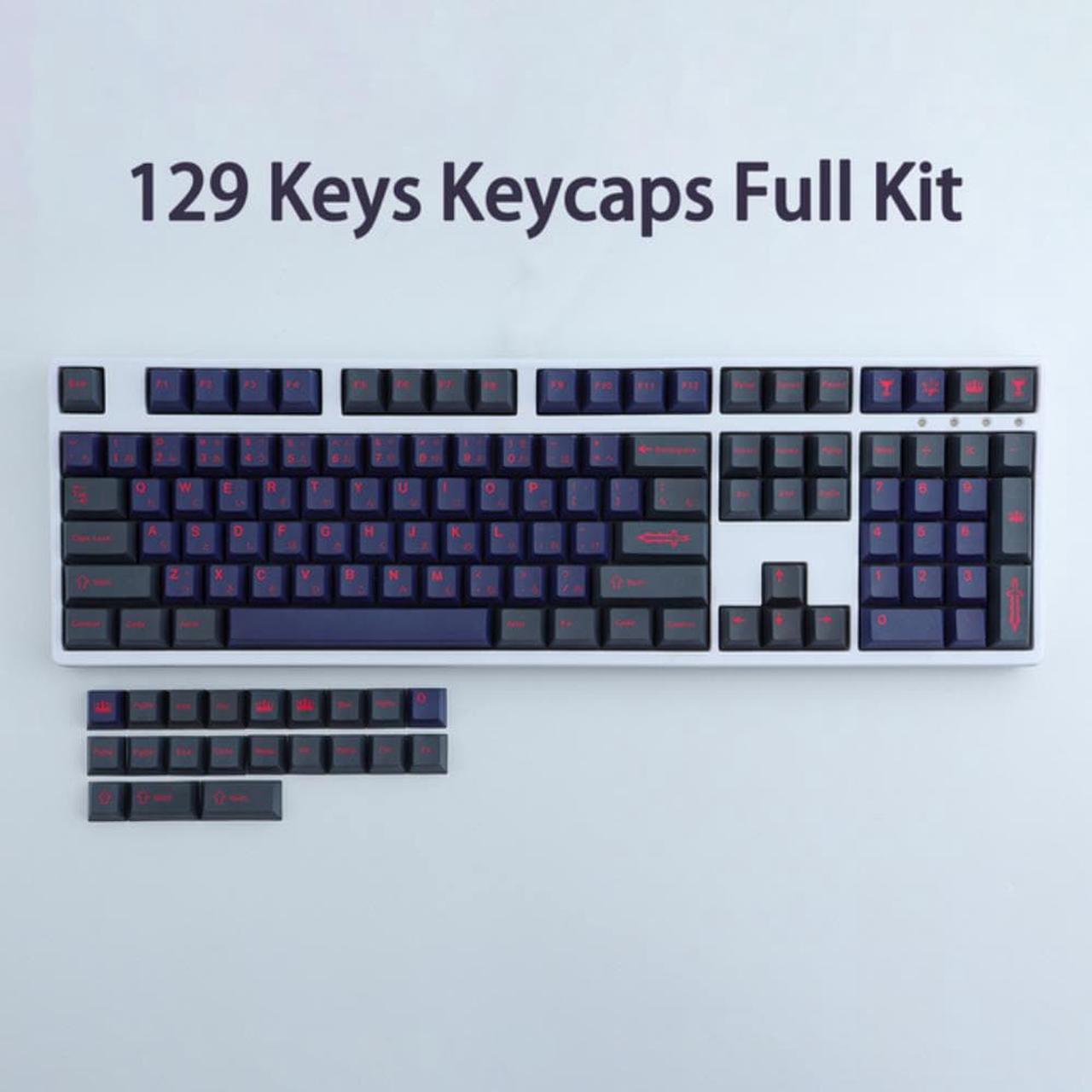 GMK Alter 129 keys Keycaps PBT Dye Sublimation Mechanical Keyboard Keycap For Mx Switch Key Caps Fit 61/64/68/87/96/104/108