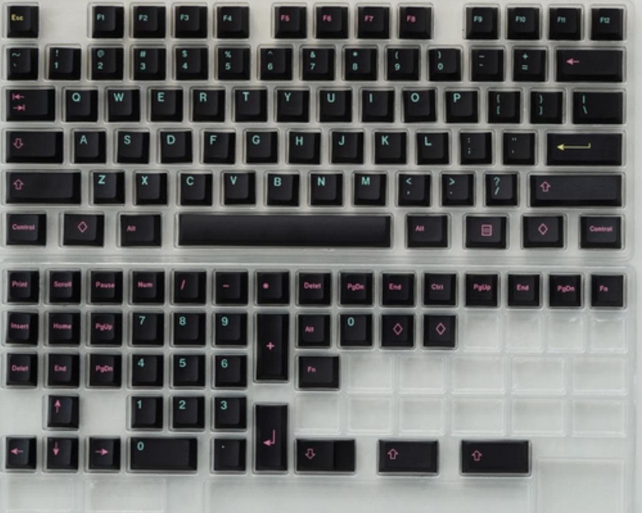 120 Keys GMK Miami Night  Keycaps PBT Dye Sublimation Profile For MX Switch Fit 61/64/68/87/96/104/108 Keyboard