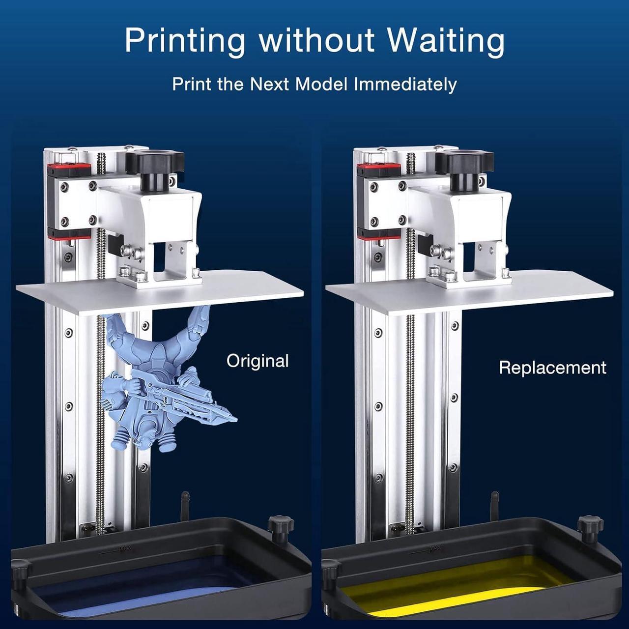 Alt view image 7 of 7 - Mono X Build Plate,UniTak3D Textured Printing Platform 3D Printer Accessories Upgrades Compatible with ANYCUBIC Photon Mono X,Mono X 6K,Photon M3 Plus LCD Resin 3D Printers(NOT for Photon Mono 4K)