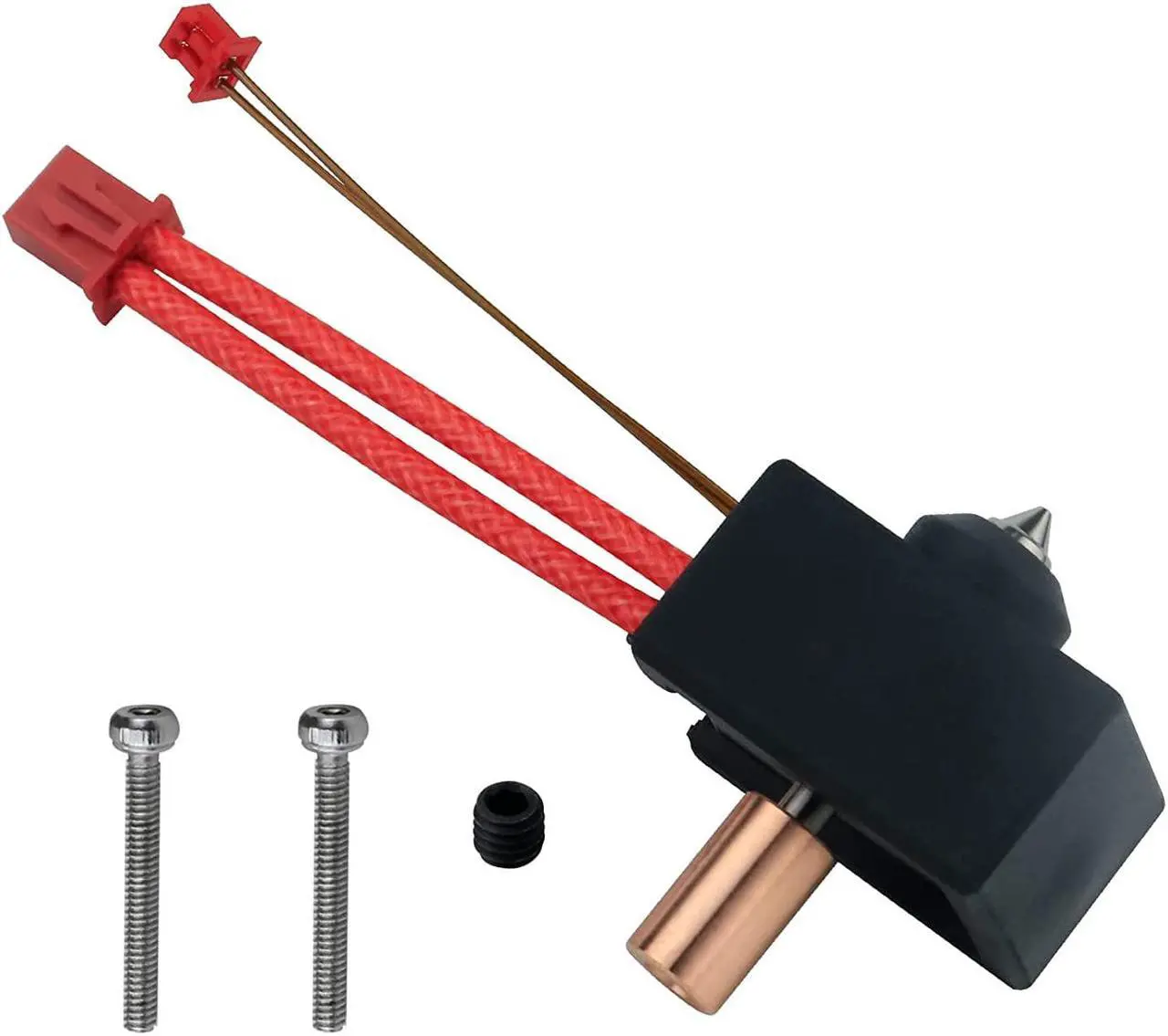 Alt view image 2 of 7 - Sprite Extruder Pro Upgrade 300 High Temperature Bimetal Heatbreak Plated Copper Heater Block Nozzle, Heater Sensor for Ender 3 S1 Pro CR10 Smart Pro, Sermoon V1 3D Printer (Upgrade kit)