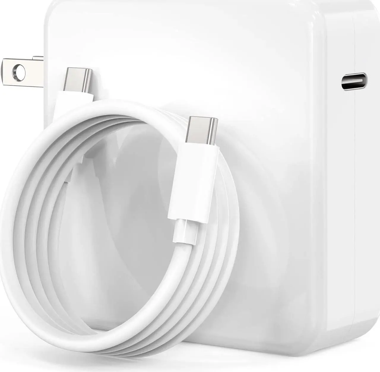 Main image of Replacement for Mac Book Pro Charger 61W USB C Charger Power Adapter for MacBook Pro 13 Inch/12 Inch 2021 2020 2019 2018 2017 2016 for Mac Book MacBook Air 13/12 Inch Type C Power Cord Supply