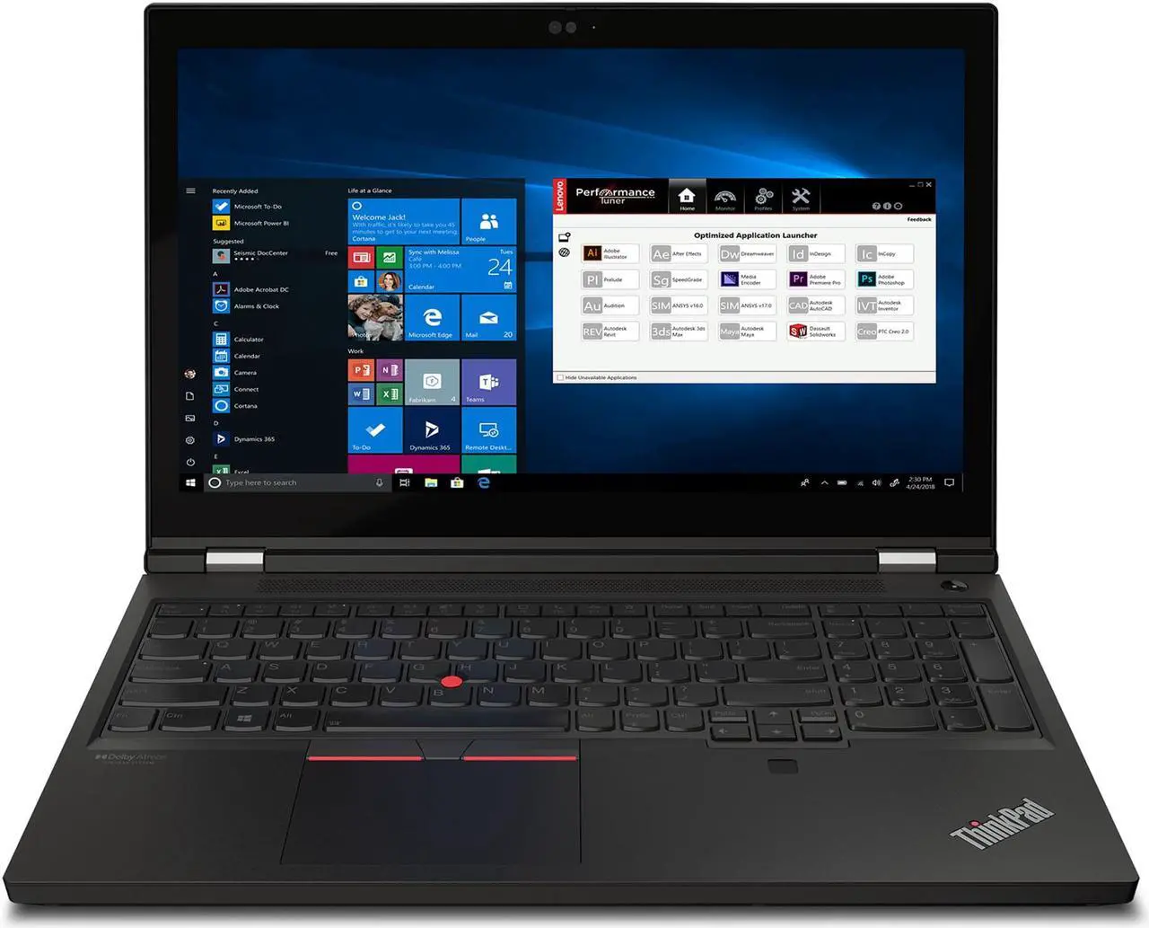 Main image of Lenovo ThinkPad P15 Gen 2 Intel Laptop, 15.6"" FHD IPS LED Backlight, i7-11800H, T Series, 32GB, 1TB, Win 11 Pro