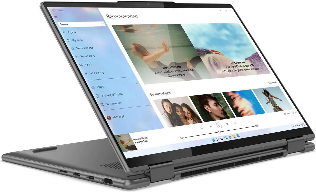 Alt view image 2 of 7 - Lenovo Yoga 7i Laptop, 14.0" IPS Touch LED Backlight, i7-1255U, Iris Xe Graphics eligible, 16GB, 1TB, Win 11 Home