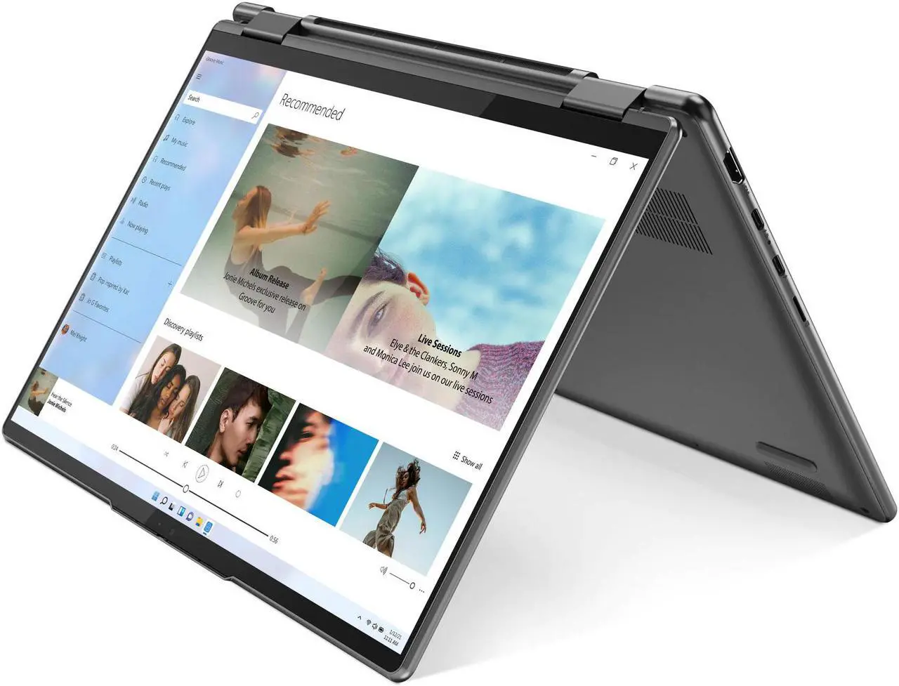 Main image of Lenovo Yoga 7i Laptop, 14.0" IPS Touch LED Backlight, i7-1255U, Iris Xe Graphics eligible, 16GB, 1TB, Win 11 Home