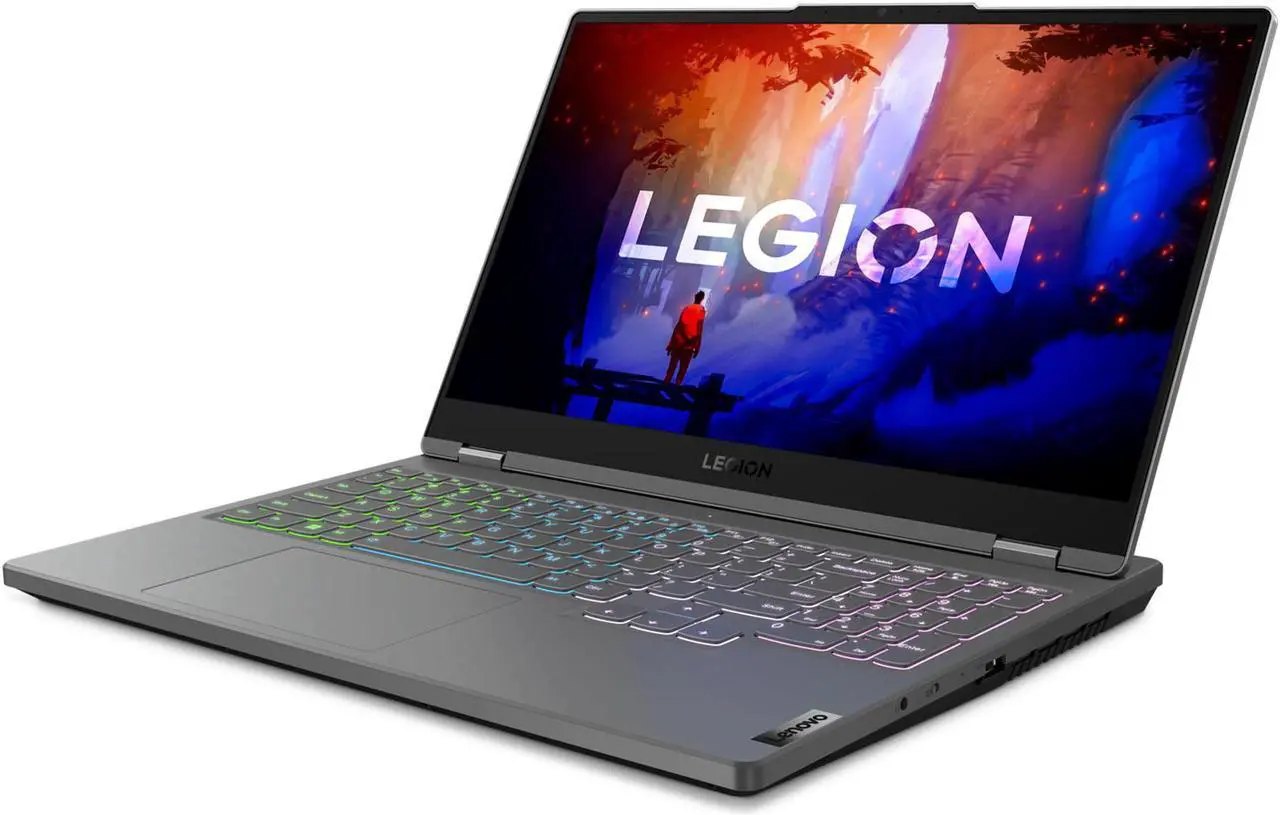 Alt view image 3 of 7 - Lenovo Legion 5 Gen 7 AMD Laptop, 15.6" FHD IPS Touch 165Hz Narrow Bezel, Ryzen 7 6800H, NVIDIA RTX, 16GB, 512GB, Win 11 Home