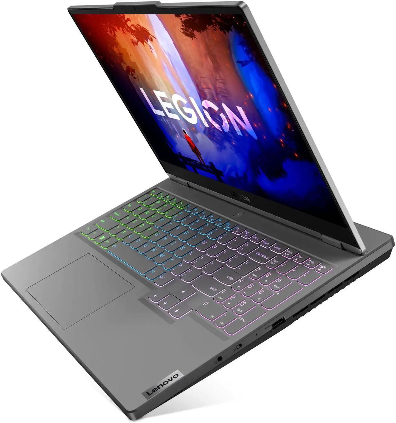 Alt view image 5 of 7 - Lenovo Legion 5 Gen 7 AMD Laptop, 15.6" FHD IPS Touch 165Hz Narrow Bezel, Ryzen 7 6800H, NVIDIA RTX, 16GB, 512GB, Win 11 Home
