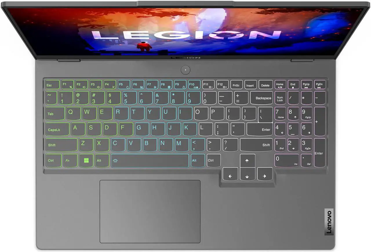 Alt view image 6 of 7 - Lenovo Legion 5 Gen 7 AMD Laptop, 15.6" FHD IPS Touch 165Hz Narrow Bezel, Ryzen 7 6800H, NVIDIA RTX, 16GB, 512GB, Win 11 Home