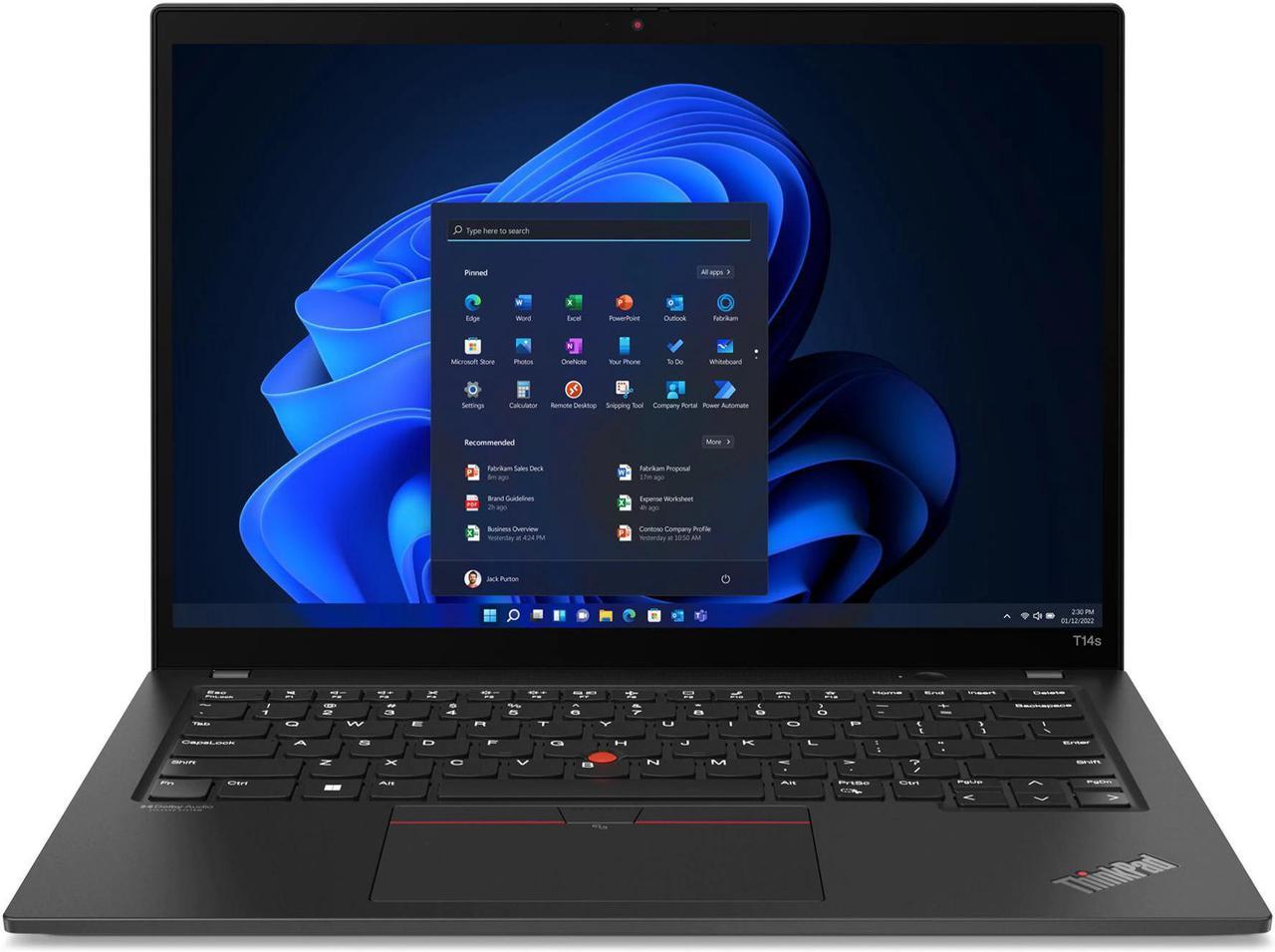 Lenovo ThinkPad T14s Gen 3 AMD Laptop, 14.0" IPS Touch, Ryzen 7 PRO 6850U, AMD Radeon, 32GB, 1TB, Win 11 Pro, One YR Onsite Warranty