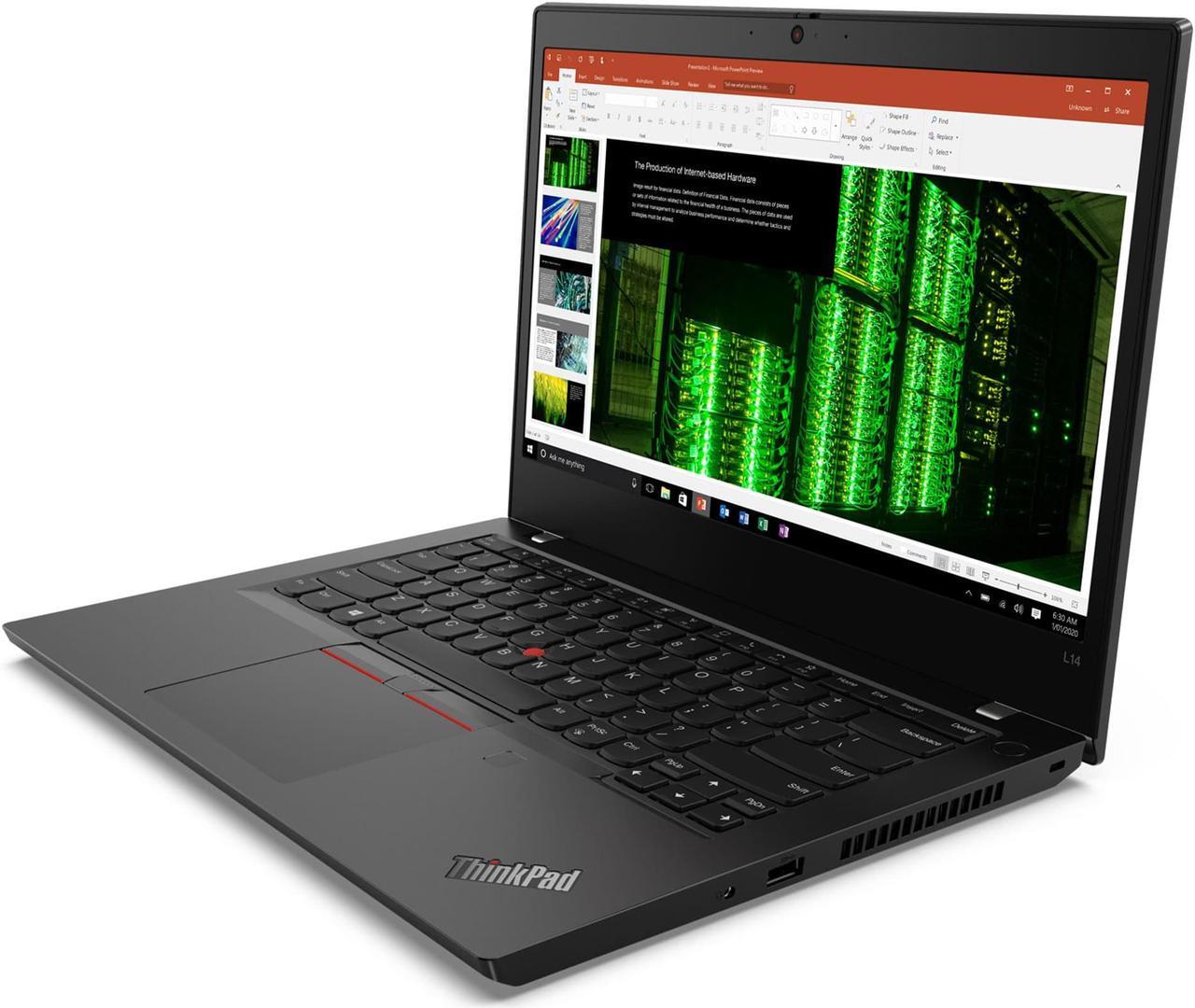 Alt view image 3 of 7 - Lenovo ThinkPad L14 Gen 2 Intel Laptop, 14.0" FHD IPS LED Backlight, i5-1135G7, UHD, 16GB, 512GB, Win 11 Pro