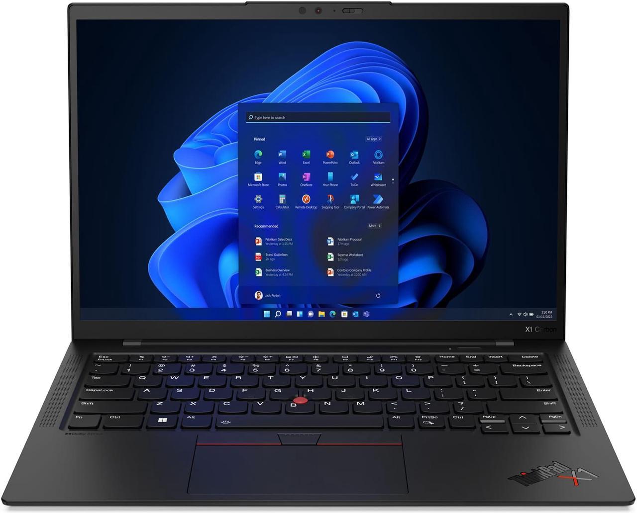 Lenovo ThinkPad X1 Carbon Gen 11 Intel Laptop, 14" IPS  Low Blue Light, 13th Generation Intel Core i7-1365U vPro, 32GB, 1TB, One YR Onsite Warranty