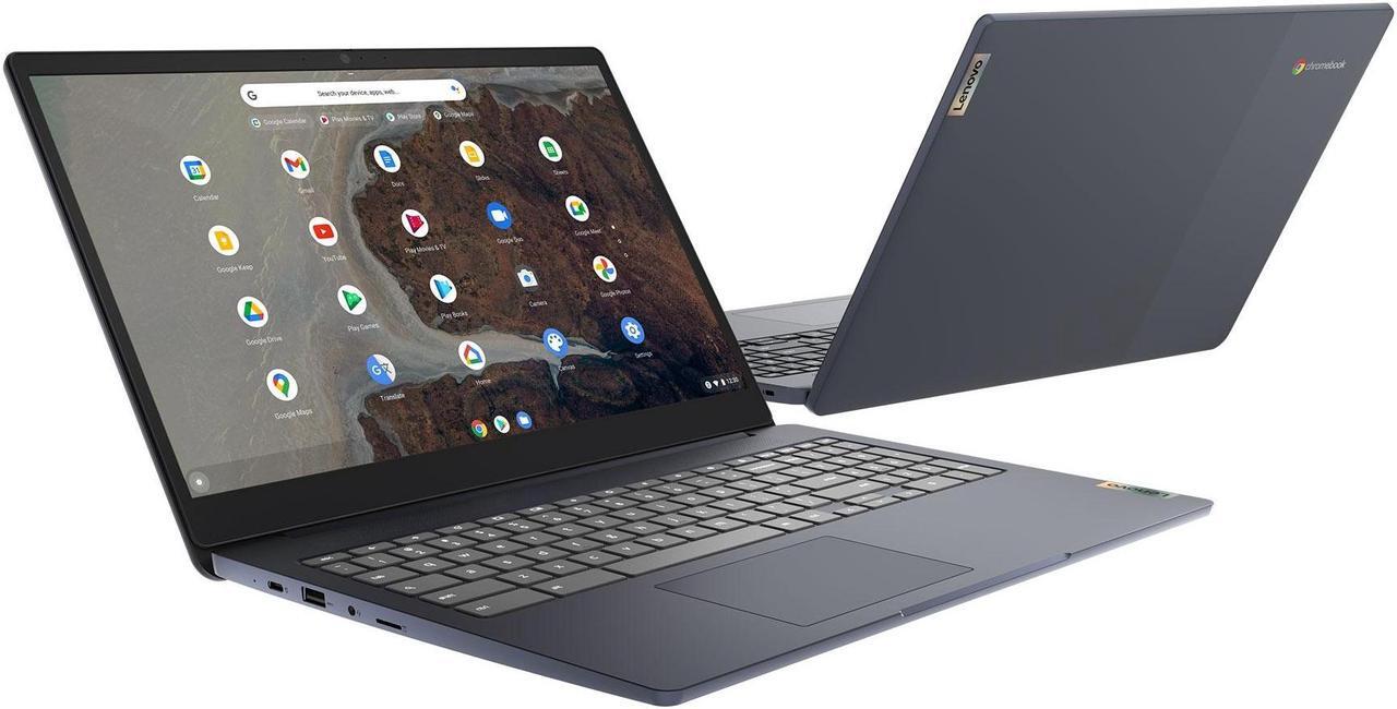 Alt view image 2 of 7 - Lenovo 3i Chromebook Laptop, 15.6" FHD IPS  Narrow Bezel, N6000,   UHD Graphics, 4GB, 128GB eMMC