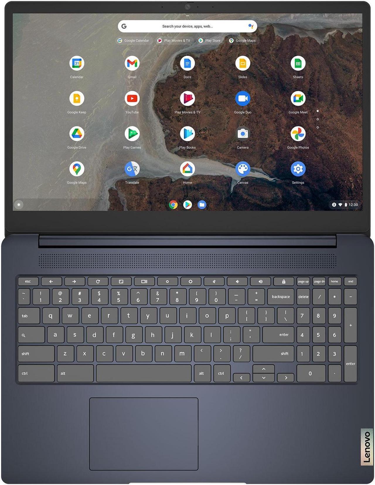 Alt view image 5 of 7 - Lenovo 3i Chromebook Laptop, 15.6" FHD IPS  Narrow Bezel, N6000,   UHD Graphics, 4GB, 128GB eMMC