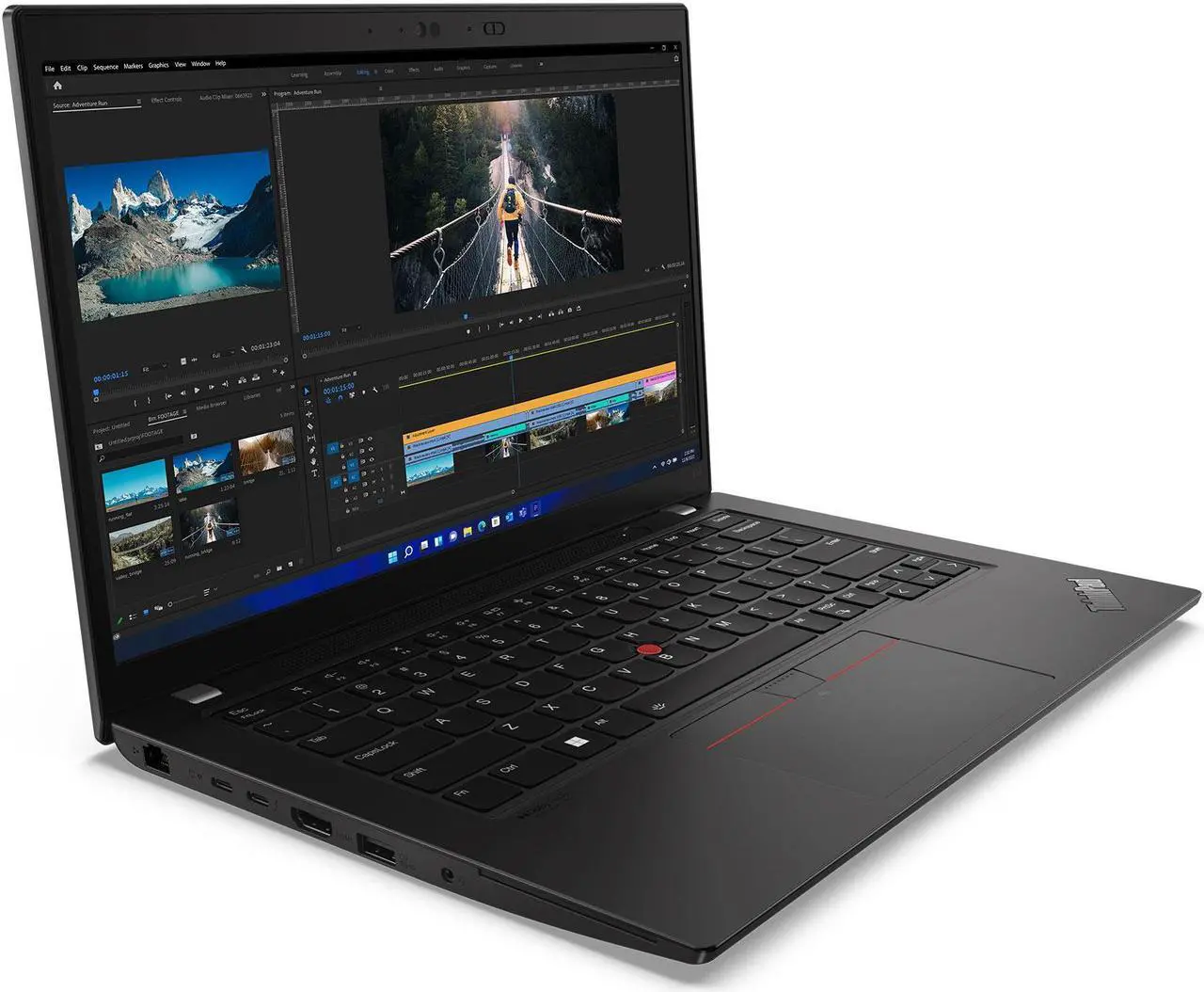 Alt view image 2 of 14 - Lenovo Laptop ThinkPad L14 AMD Gen 3, 14 in" FHD IPS,Ryzen 5 PRO 5675U 2.3G 6C 12T,16GB,/On-Board Graphics, 256GB SSD,Win 10 Pro