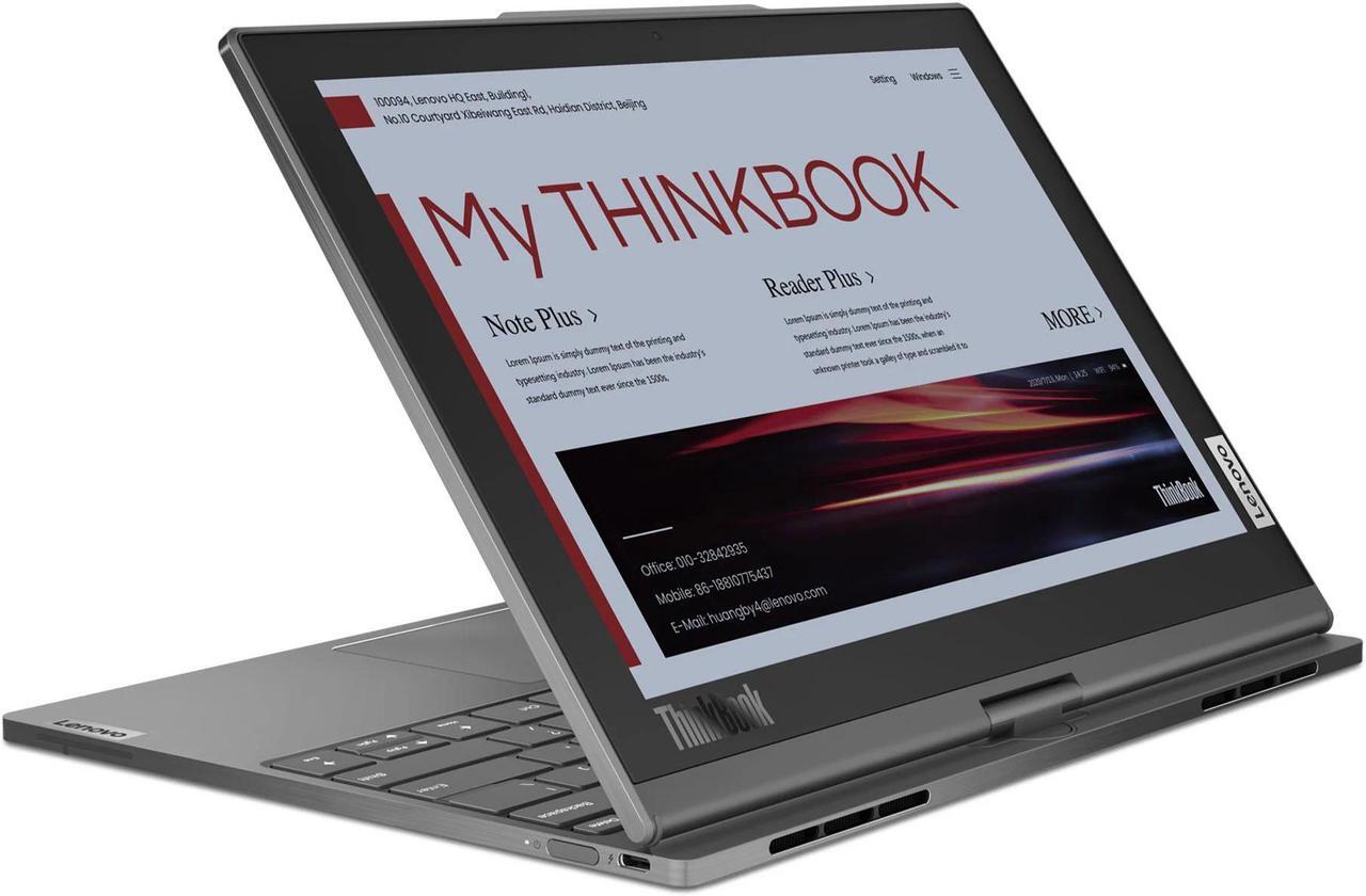 Alt view image 3 of 7 - Lenovo ThinkBook Plus Gen 4 Intel Laptop, 13.312" Glass,13th Generation Intel Core i5-1335U,16GB, Iris Xe Graphics, 512GB SSD,6 wifi,Win 11 Pro