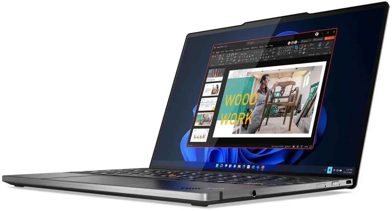 Alt view image 3 of 7 - Lenovo ThinkPad Z13 Gen 2 AMD Laptop, 13.3" IPS,Ryzen 5 PRO 7540U,16GB, AMD Radeon 740M, 512GB SSD,Win 11 Pro