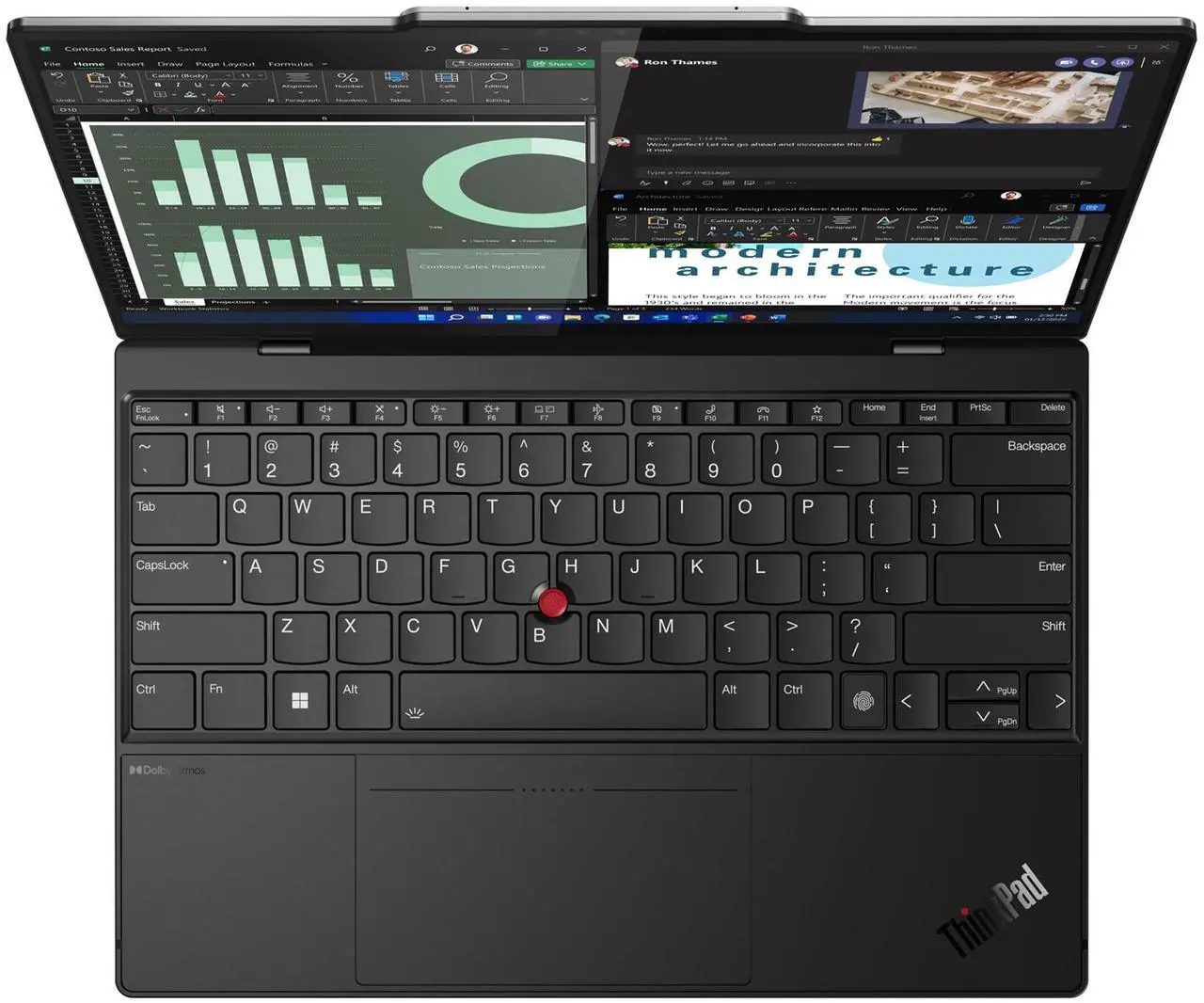 Alt view image 6 of 7 - Lenovo ThinkPad Z13 Gen 2 AMD Laptop, 13.3" IPS,Ryzen 5 PRO 7540U,16GB, AMD Radeon 740M, 512GB SSD,Win 11 Pro