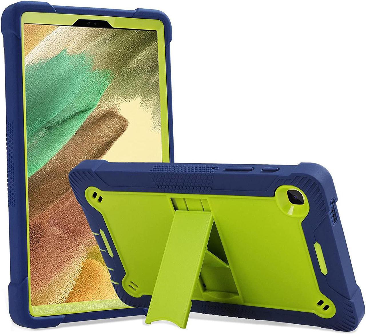 Galaxy Tab A7 Lite Case 8.7 T220 T225, Shockproof Rugged Heavy Duty Protection Cover Kickstand Case for Samsung Galaxy Tab A7 Lite 2021 SM-T220/SM-T225/SM-T227 (Guardian Lime Green/Blue)