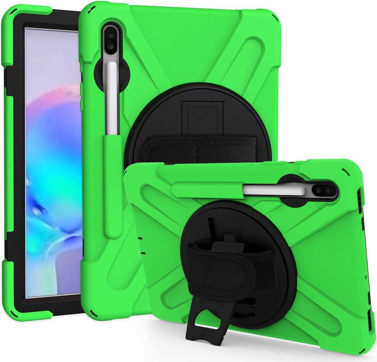 Galaxy Tab S6 10.5 T860 Case, Heavy Duty Military Shockproof Shield Cover Rugged Case for Samsung Galaxy Tab S6 10.5-inch SM-T860 (Shield Green)