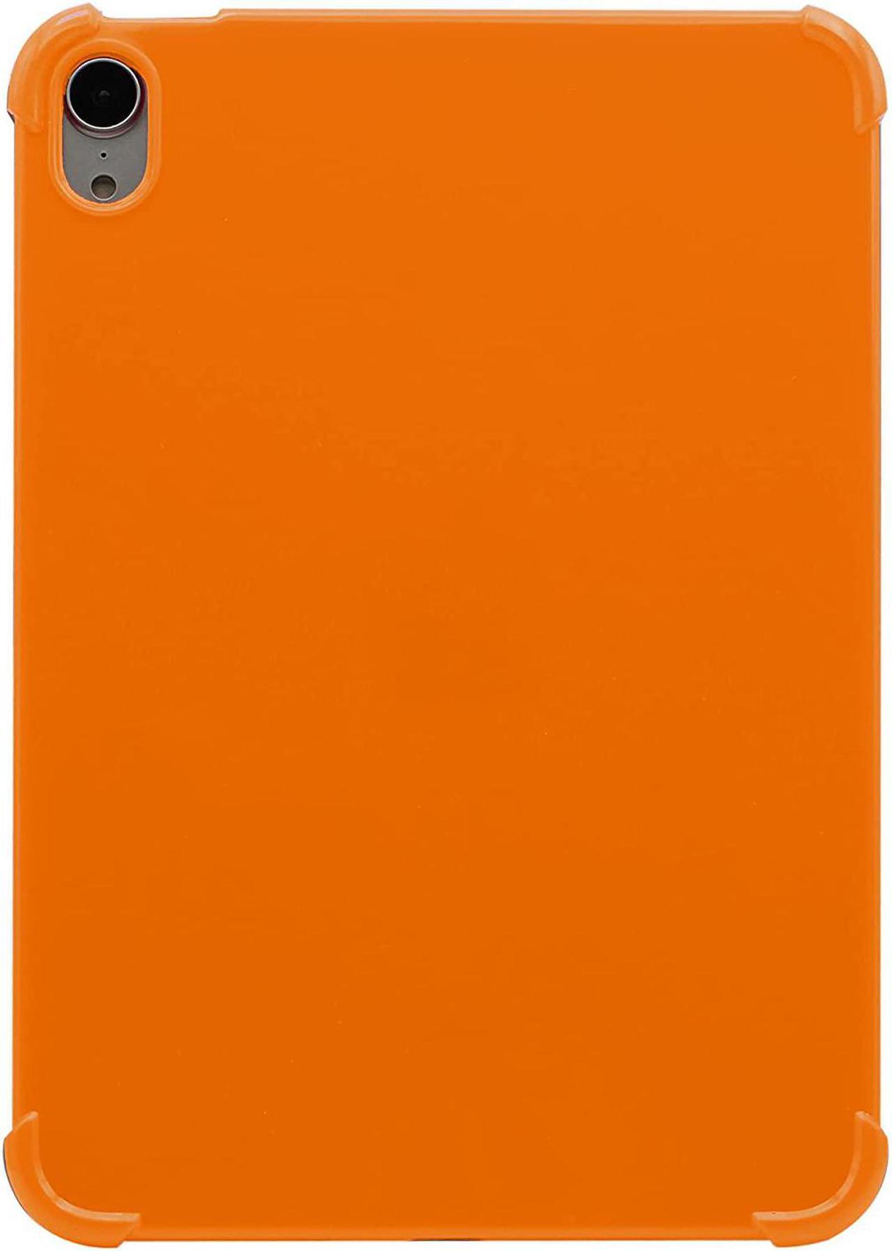 iPad Mini 6th Gen Case, TPU Ultra Slim, Lightweight Protection, Shockproof Cover for Apple iPad Mini 6 Generation 2021 (Orange)